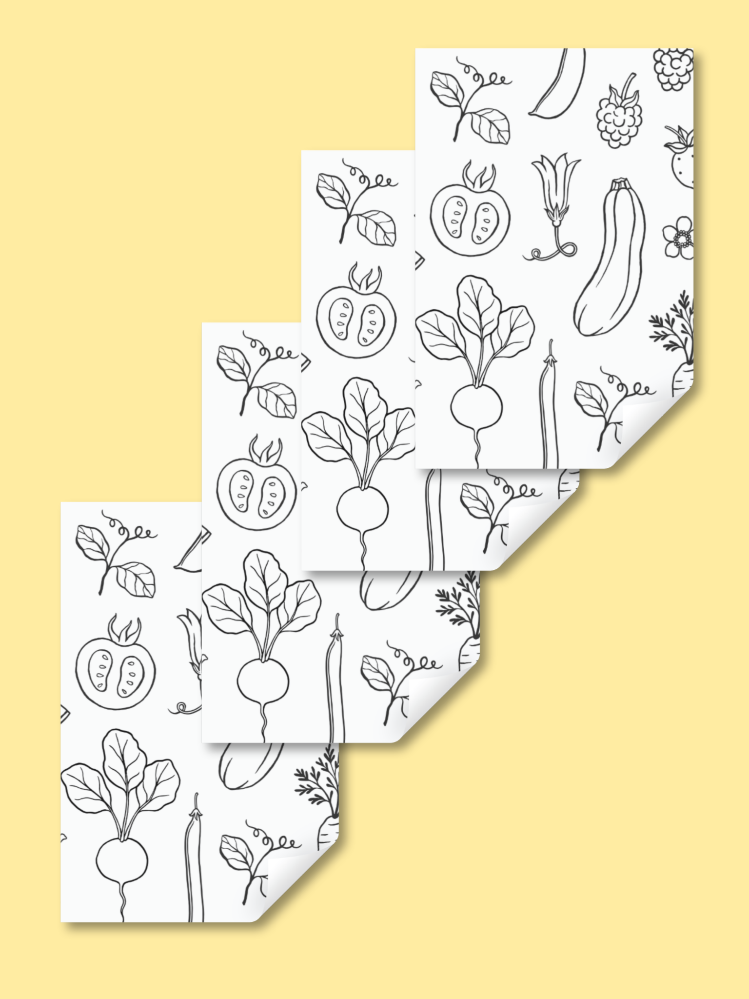 Lot recueils de poèmes à colorier - mois de la nutrition, imprimés au Québec