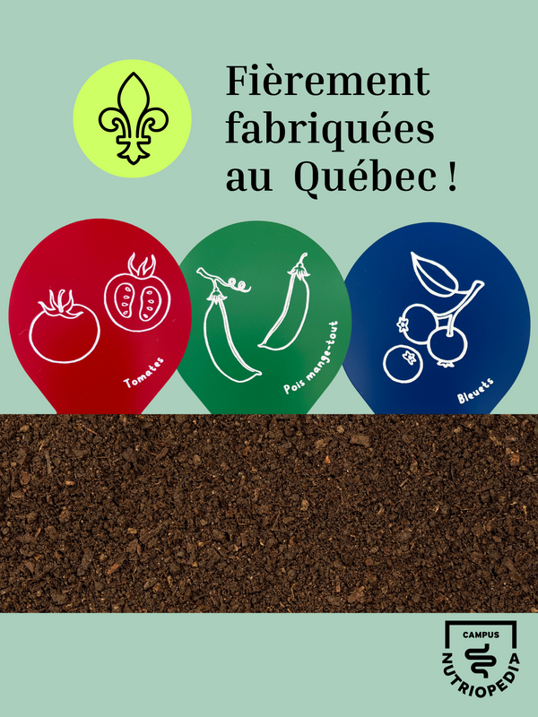 Étiquette marqueur potager semis québec campus nutriopedia