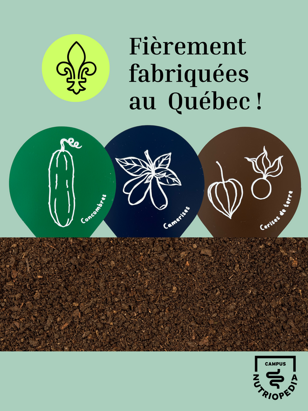Étiquette marqueur potager semis québec campus nutriopedia