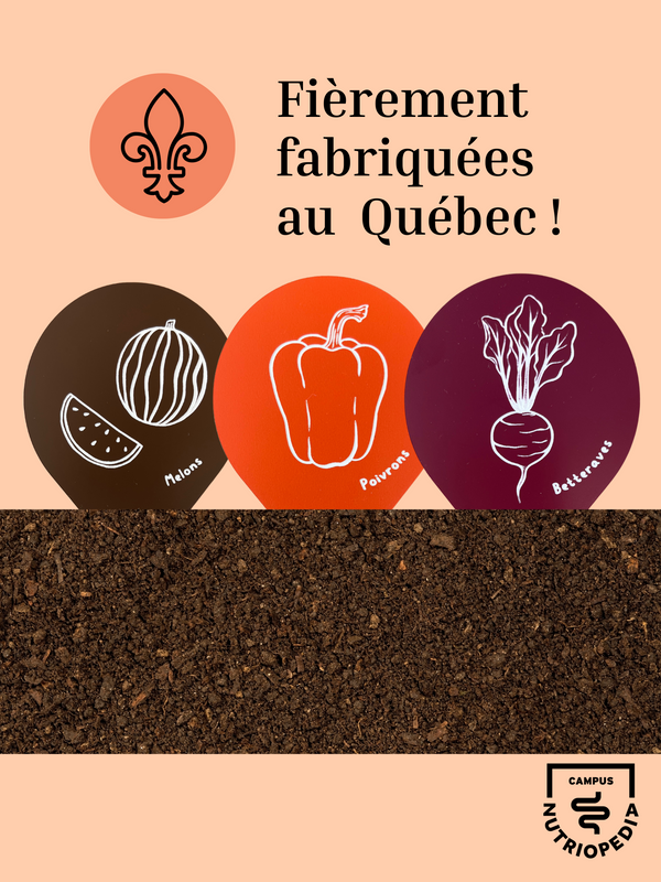 Étiquette marqueur potager semis québec campus nutriopedia