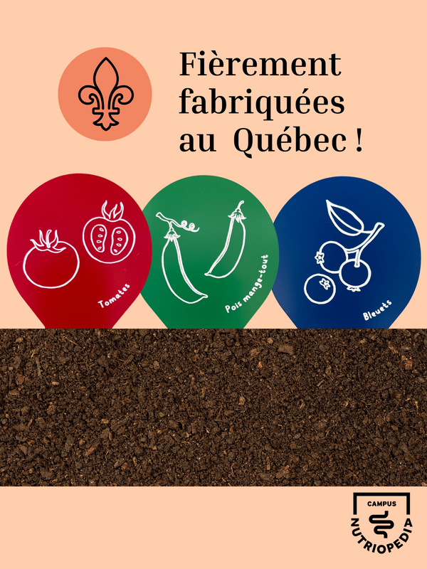 Étiquette marqueur potager semis québec campus nutriopedia