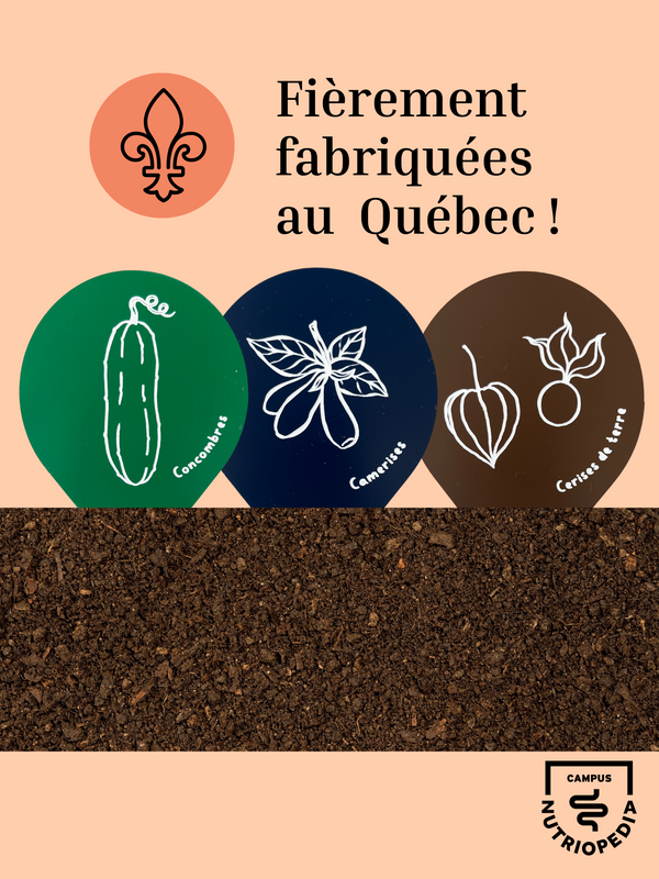 Étiquette marqueur potager semis québec campus nutriopedia