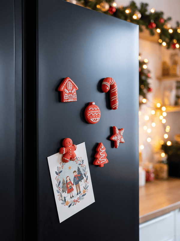 Gingerbread Christmas – Decorative Fridge Magnets, Made in Quebec, Canada