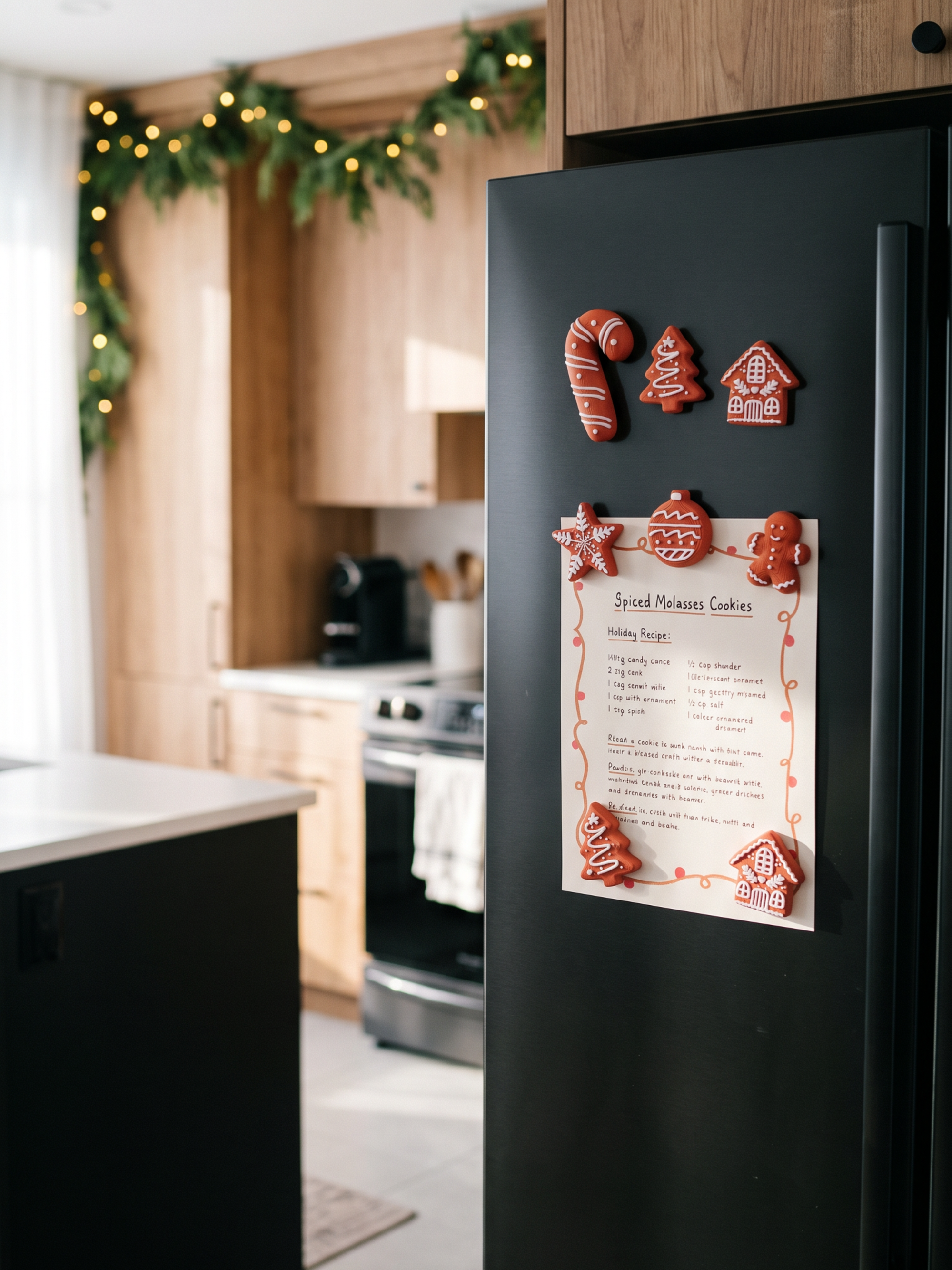 gingerbread magnets chritmas gifts made in canada quebec