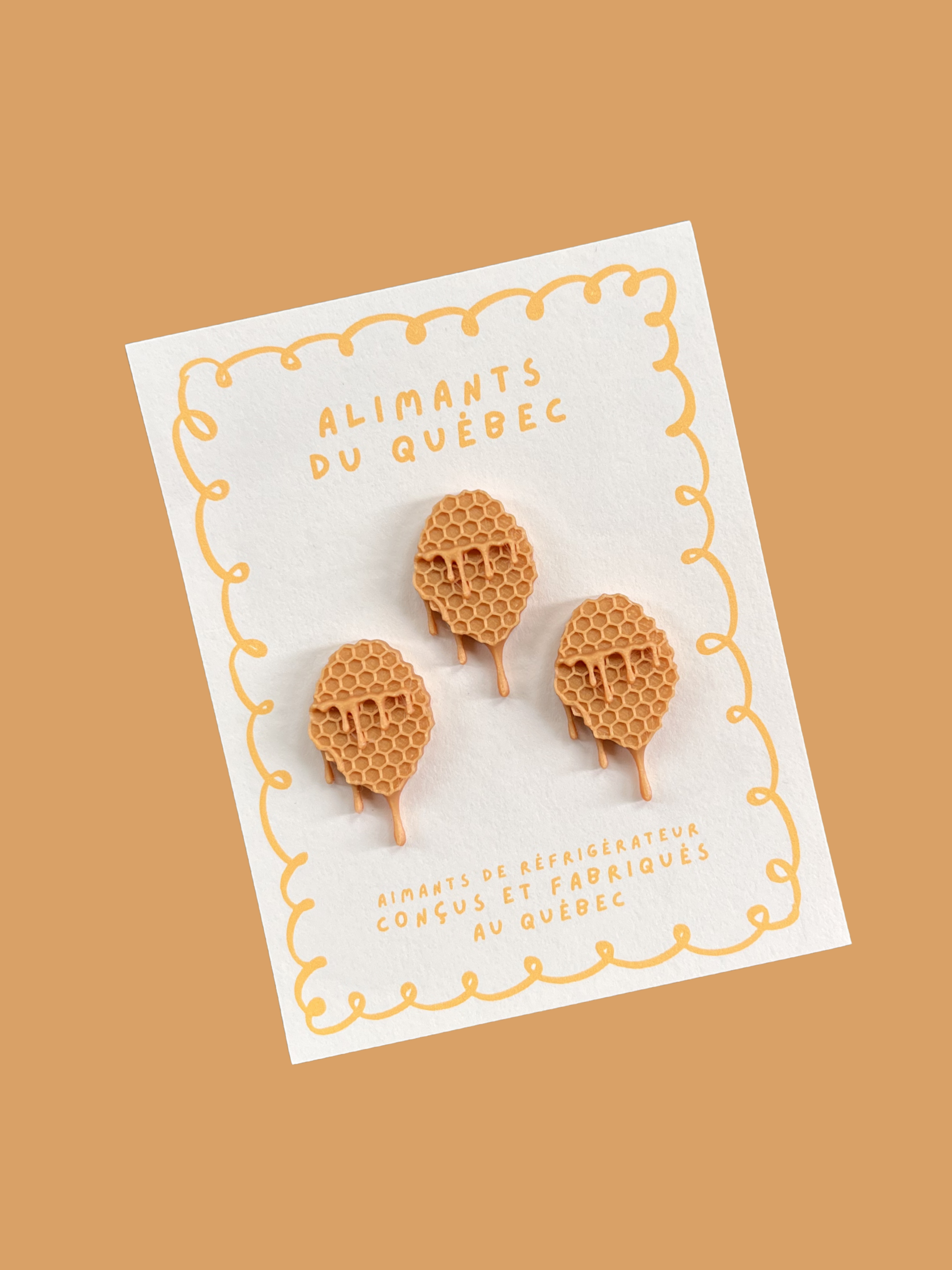 miel québec apiculture aimant décoratif