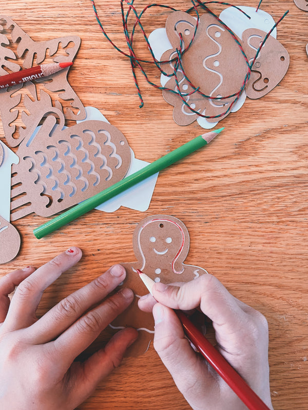 Biscuits de Noël étiquettes cadeaux